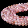 5MM Natural Madagascar Rose Quartz Gemstone Grade AAA Micro Faceted Round Loose Beads 15 inch Full Strand (80016339-P58)