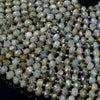 9X6MM Natural Labradorite Gemstone Faceted Rondelle Loose Beads (D394)