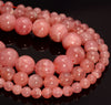 Red Pink Genuine Argentina Rhodochrosite Gemstone Grade AAA Round 4mm 6mm 8mm Loose Beads (924)