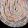 5-6MM Pink Botswana Agate Gemstone Grade AA Micro Faceted Round Loose Beads 15 inch Full Strand (80016340-P58)