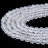 Natural Rutilated Rock Quartz Gemstone Grade AAA Micro Faceted Round 2MM 3MM Loose Beads 15 Inch Full Strand (P65)