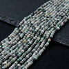 3X2MM Natural Emerald Gemstone Grade A Micro Faceted Rondelle Loose Beads (P35)