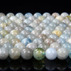 Natural Aquamarine Gemstone Round 8MM Loose Beads (D98)