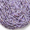 4MM Natural Chevron Amethyst Gemstone Grade A Micro Faceted Round Loose Beads 15 inch Full Strand (80016325-P57)