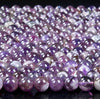 Natural Chevron Amethyst Gemstone Grade A Round 6MM 8MM 10MM 11MM 12MM 13MM 14MM Loose Beads (D318)
