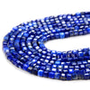 2MM Natural Lapis Lazuli Gemstone Grade AAA Micro Faceted Diamond Cut Cube Loose Beads (P42)