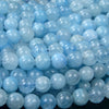 Beryl Aquamarine Sky Blue Gemstone Grade AAA Round 7MM 8MM 9MM 10MM 11MM 12MM 13MM Loose Beads (D110)
