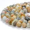10MM Natural Aquamarine With Inclusions Gemstone Grade A Round Loose Beads (D408)