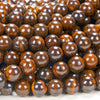Natural Iron Boulder Opal Gemstone Grade AAA Round 9MM 10MM 11MM 12MM 13MM 14MM 15MM 16MM 17MM Loose Beads (D234 D235)
