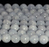 8mm Genuine Natural Blue Calcite Rare Gemstone Grade AAA Smooth Round Loose Beads 15.5 inch Full Strand (80020230-A223)