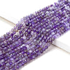 4MM Natural Amethyst Gemstone Grade A Micro Faceted Round Loose Beads 15 inch Full Strand (80016326-P57)