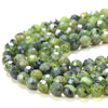 4MM Natural Nephrite Jade Gemstone Grade A Micro Faceted Round Loose Beads 15 inch Full Strand (80016227-P51)
