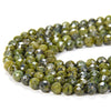 4MM Natural Epidote Pyrite Inclusion Gemstone Grade AAA Micro Faceted Round Loose Beads 15.5 inch Full Strand (80009433-P32)
