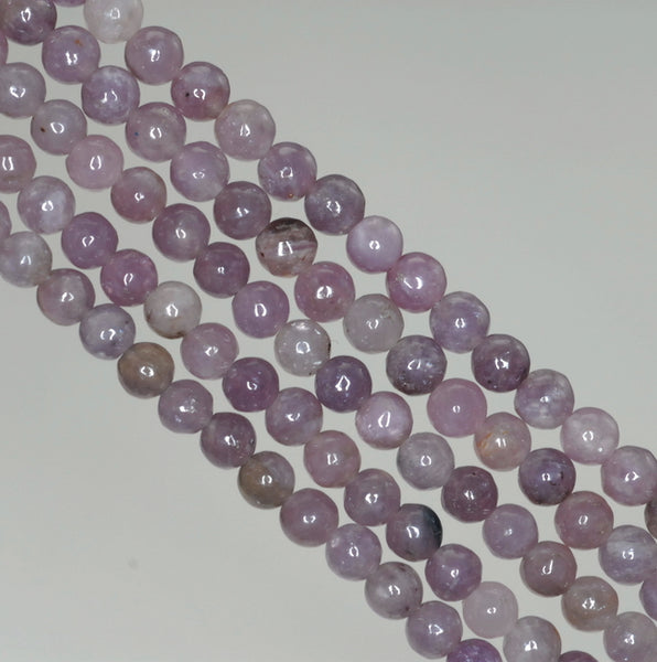 4mm Light Purple Lepidolite Gemstone Grade A Round Loose Beads 15.5 inch Full Strand (90188458-650)