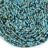 2MM Natural Blue Opal Gemstone Grade AA Micro Faceted Round Loose Beads 15 inch Full Strand (80017375-P77)