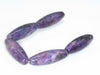 36X12mm Purple Lepidolite Gemstone Grade A Drum Barrel Loose Beads 7 inch Half Strand (90187939-709B)
