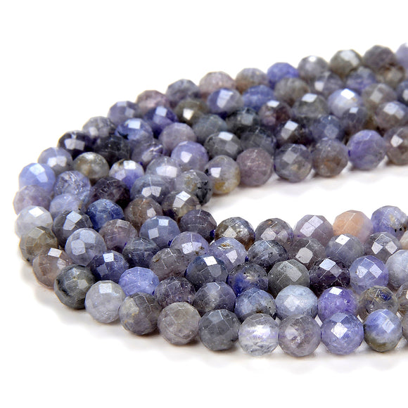 Natural Tanzanite Gemstone Grade A Micro Faceted Round 3MM 4MM Loose Beads (P45)