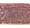 3x2mm Purple Gold Hematite Gemstone Micro Faceted Rondelle Loose Beads 15 inch Full Strand (80007525-A263)