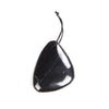 40x30MM Natural Smooth Shungite Gemstone Grade AAA Freeform Triangle Pendant 1 Bead (80008565-D49)