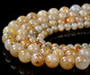 Natural Mica Tourmaline In Quartz Gemstone Grade A Round 5MM 6MM 7MM 8MM 9MM 10MM 11MM Loose Beads (D216 D217)