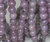 10mm Voilet Purple Lepidolite Gemstone Grade A Round Loose Beads 16 inch Full Strand (90188485-653)