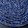 4MM Natural Sodalite Gemstone Grade AA Micro Faceted Round Loose Beads 15 inch Full Strand (80009438-P32)