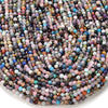 4MM Natural Multi Color Mix Stones Gemstone Grade Micro Faceted Round Loose Beads 15 inch Full Strand (80016320-P56)
