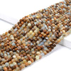 4MM Rare Argentina Lemurian Aquatine Calcite Gemstone Grade A Micro Faceted Round Loose Beads 15 inch Full Strand (80016824-P66)