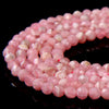 Natural Argentina Rhodochrosite Gemstone Grade AAA Micro Faceted Round 2MM 3MM Loose Beads (P64)