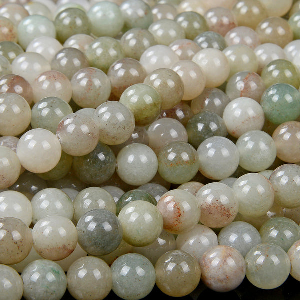 Natural African Jade Gemstone Grade AA Round 8MM Loose Beads (D98)