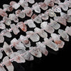 Natural Super Seven Cacoxenite Quartz Gemstone Grade AA Raw Rough Point Loose Beads (D395)