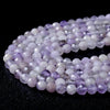 4-5MM Natural Lavender Amethyst Gemstone Grade AA Micro Faceted Round Loose Beads 15 inch Full Strand (80009439-P33)