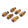 43X15MM Natural Yellow Tiger Eye Gemstone Perfume Bottle Pendant Faceted Point, Essential Oil Bottle Beads 1 Bead (80017241-P71)