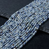 2MM Natural Light Blue Sapphire Gemstone Grade AA Micro Faceted Round Loose Beads 15.5 inch Full Strand (80009410-P31)