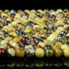 New Found Rare Natural Australia Iron Turquoise Gemstone Round 3MM 4MM 5MM 6MM 7MM Loose Beads (D393)