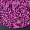 2MM Natural Ruby Gemstone Grade AAA Micro Faceted Round Loose Beads 15 inch Full Strand (80009337-P26)