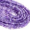 2MM Amethyst Gemstone Grade AA Micro Faceted Cube Loose Beads 15.5 inch Full Strand (80008690-P9)
