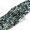 5MM Natural Emerald Gemstone Grade A Micro Faceted Round Loose Beads (P29)