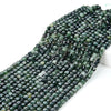4-5MM Nephrite Jade Gemstone Grade AA Micro Faceted Square Cube Loose Beads (P20)