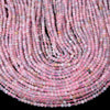 Natural Morganite Gemstone Grade AA Round 2MM 3MM Loose Beads 15 inch Full Strand (P59)