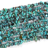 100% Natural Genuine Turquoise Blue Gemstone Pebble Nugget Chip 6-10MM Beads (D86)