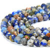 Natural Lapis Gemstone Micro Faceted Round 2MM 3MM Loose Beads 15 Inch Full Strand (P65)