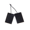 20X30MM Natural Smooth Shungite Gemstone Grade AAA Rectangle Earring Pair Pendant 2 Beads (80008571-D49)