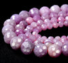 Rare New! Natural Ruby Purple Pink Gemstone Grade AAA Micro Faceted Round  6MM 7MM Loose Beads (D224)