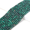 4X3MM Natural Malachite Gemstone Grade A Micro Faceted Rondelle Loose Beads (P35)