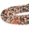 5MM Natural Argentina Rhodochrosite Gemstone Grade A Micro Faceted Round Loose Beads 13 inch Full Strand (80009448-P33)
