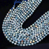 6MM Natural Aquamarine Gemstone Grade AA Faceted Prism Double Point Cut Loose Beads (D213)