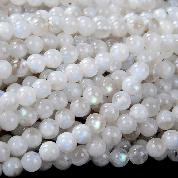 Rainbow Monnstone Gemstone Grade AA Round 4MM 6MM 8MM 9MM 10MM 12MM Loose Beads (D120)