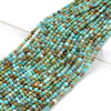 2MM Natural Turquoise Gemstone Grade AAA Micro Faceted Round Loose Beads 15 inch Full Strand (80008865-P13)