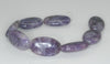 25X15mm Purple Lepidolite Gemstone Grade A Oval Loose Beads 7.5 inch Half Strand (90187927-663)